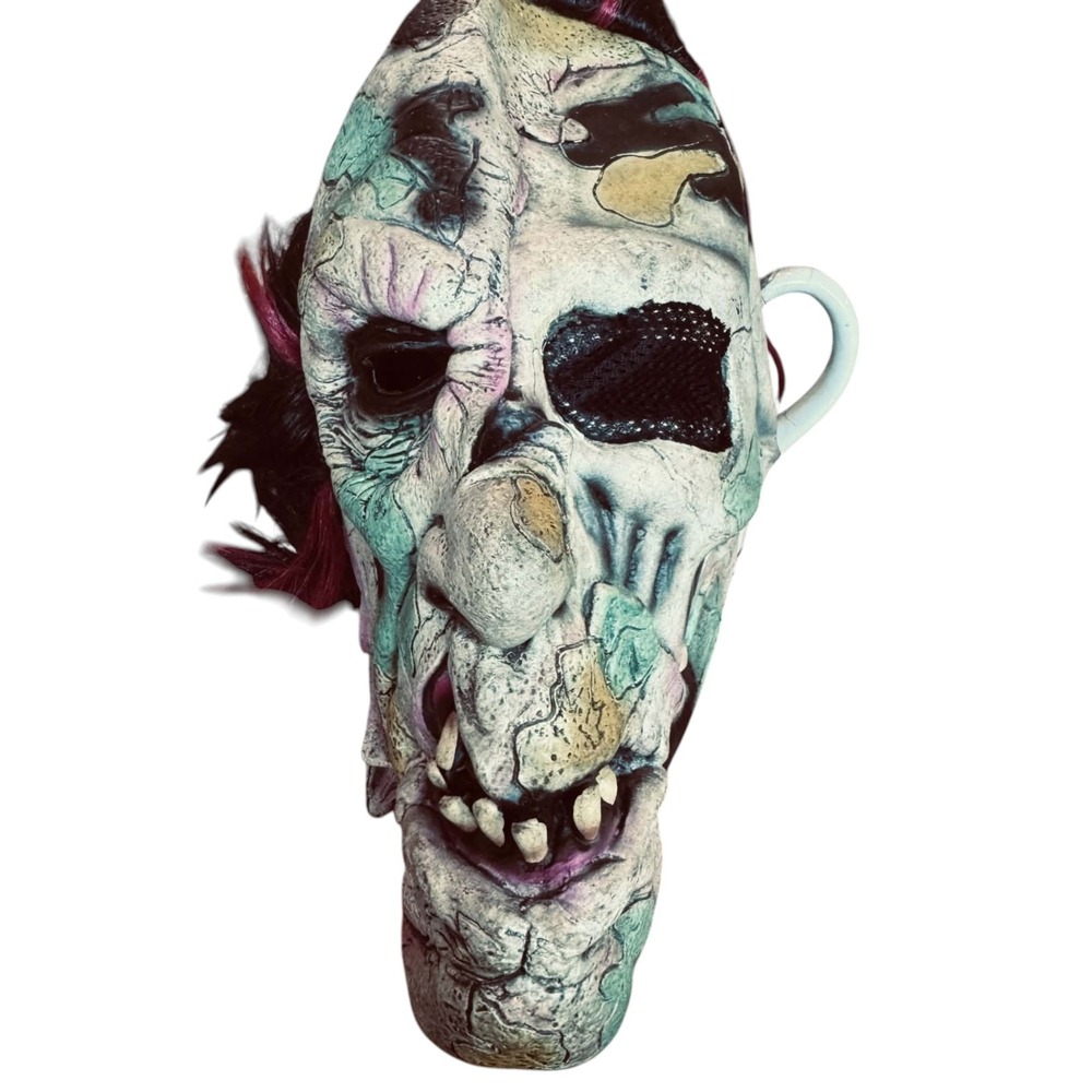 Vintage 2003 Paper Magic Group Zombie Mask Adult Halloween Horror Y2K
